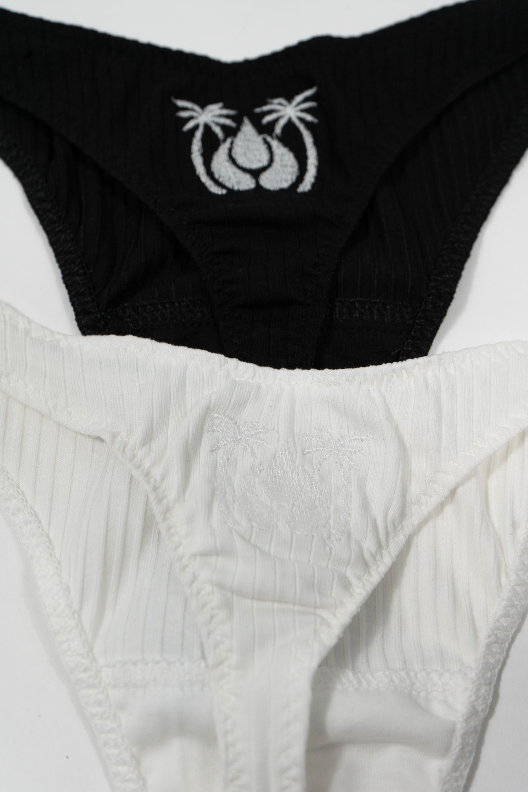 Green Harmony Cotton Tanga white