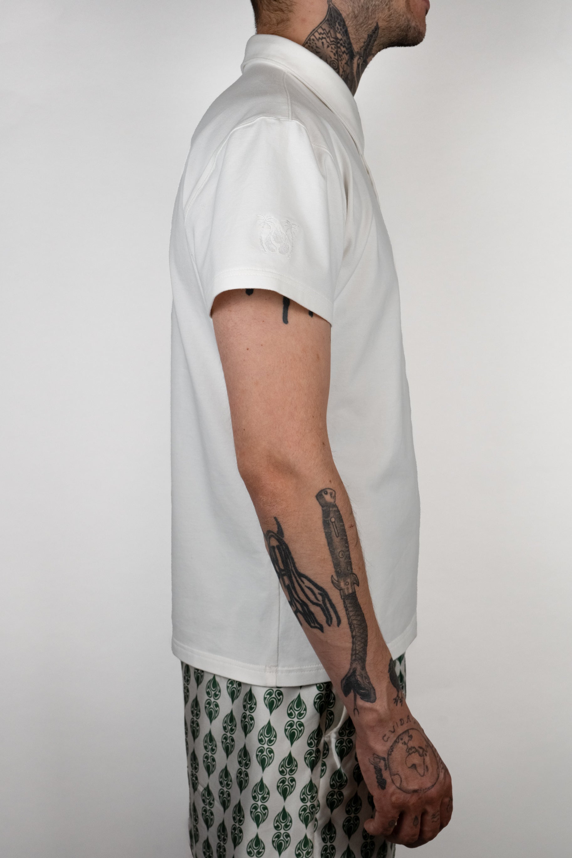 Green Harmony Polo weiss