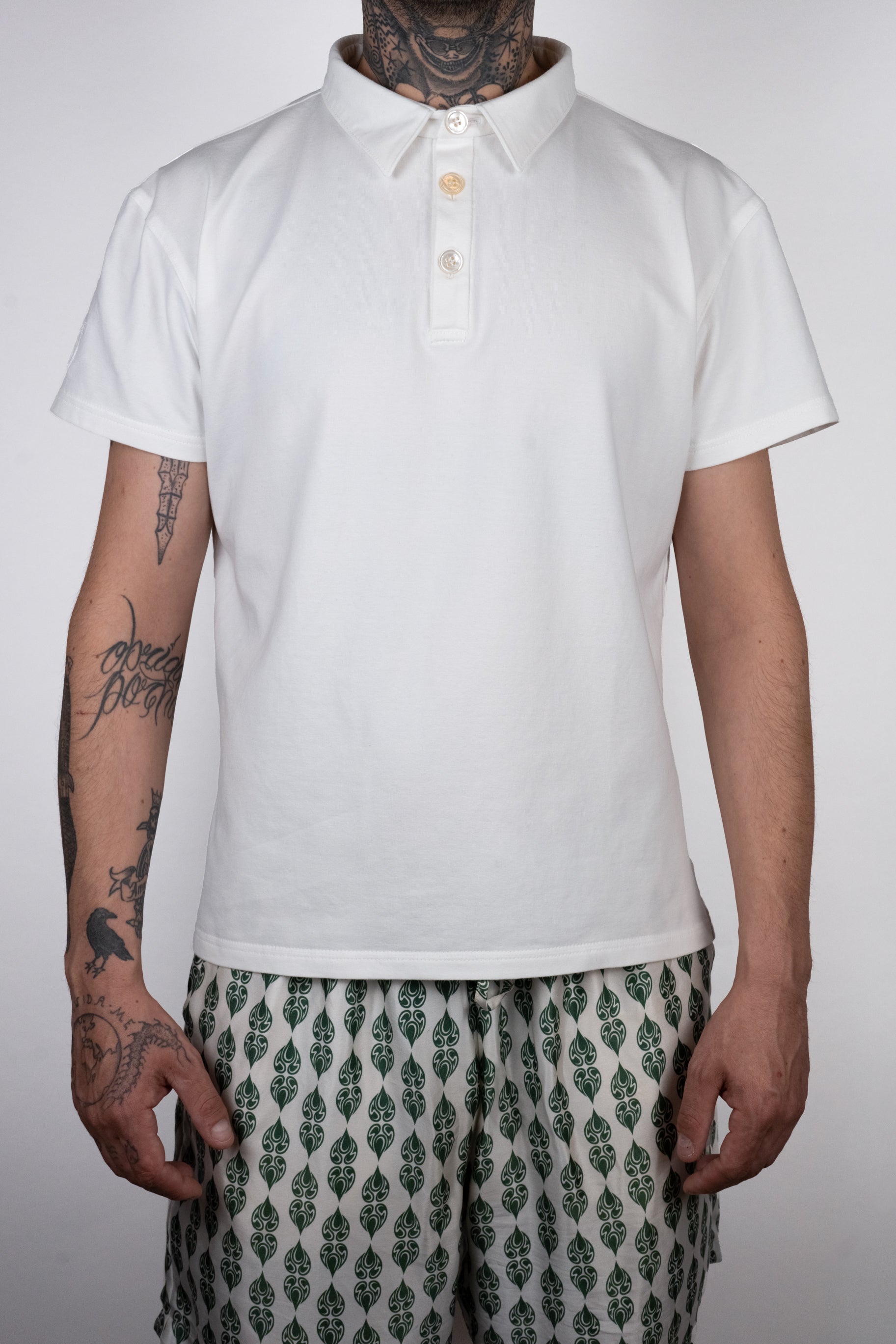 Green Harmony Polo weiss